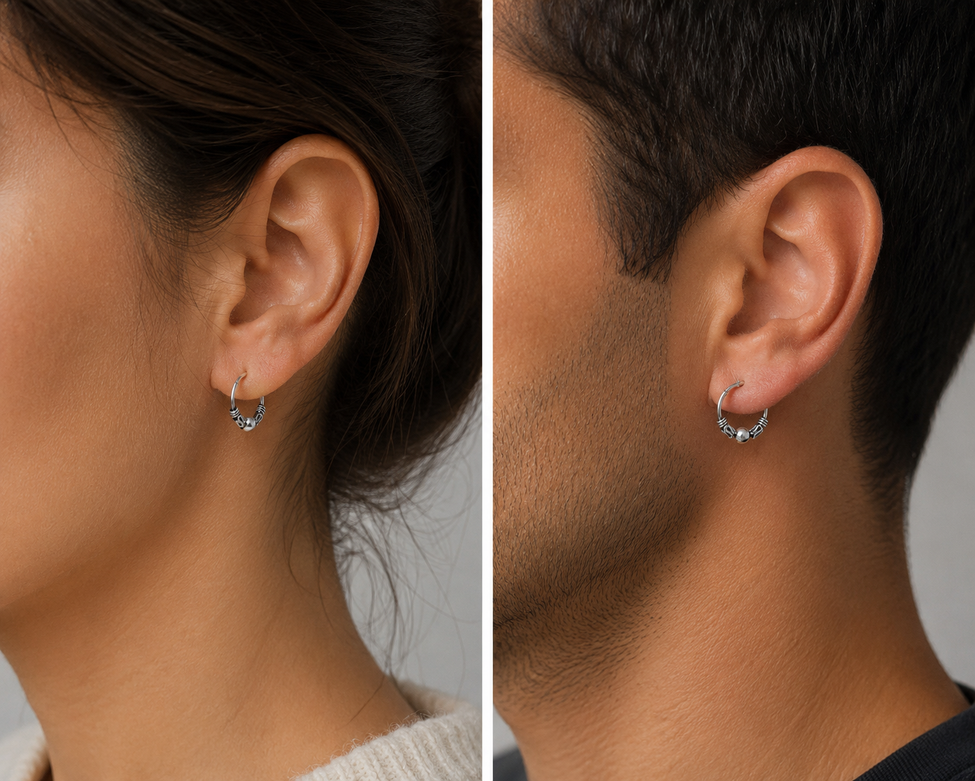 Argollas Bidu de Plata 925 – 12 mm | Unisex