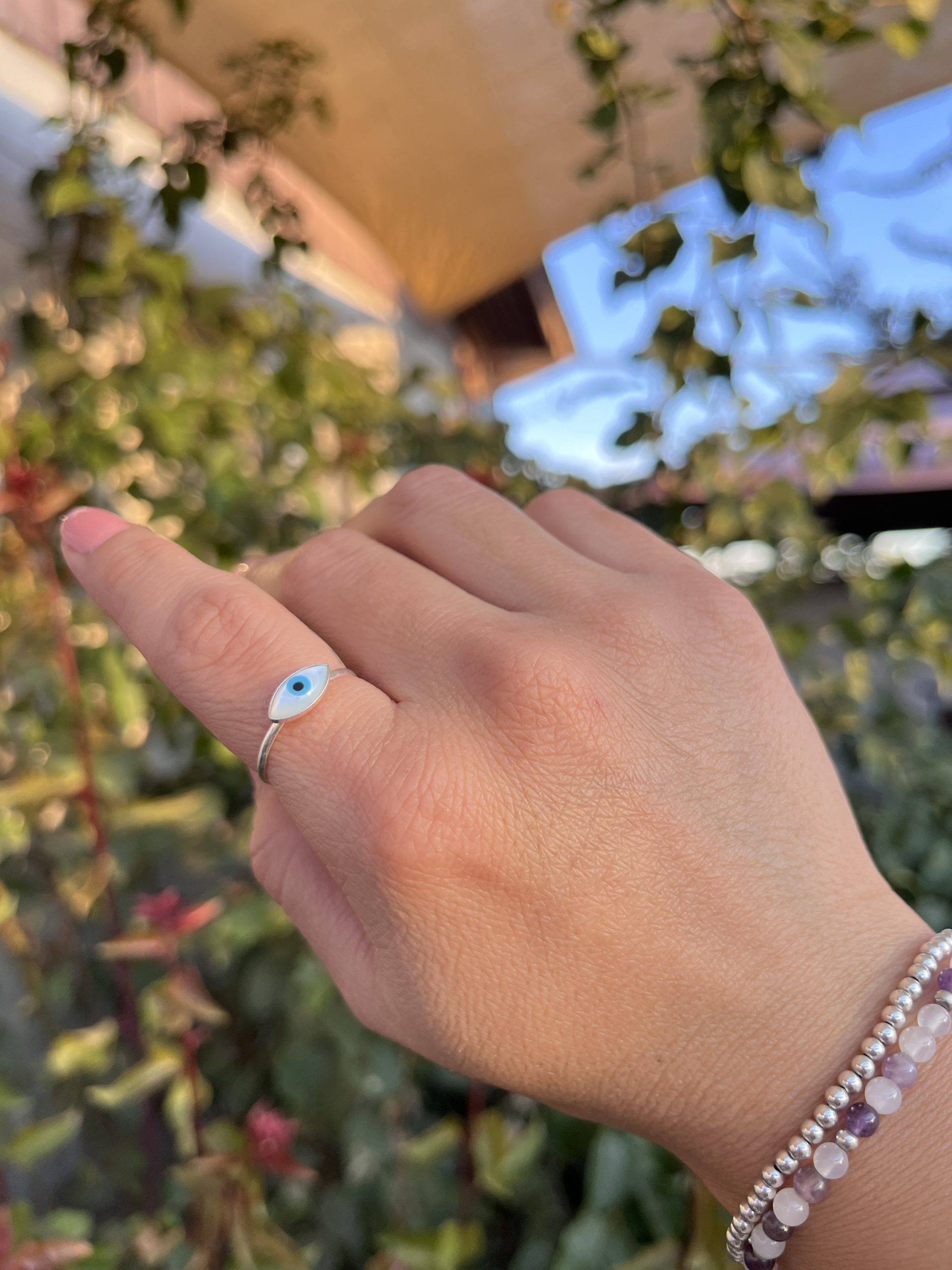Anillo Ojo Turco Plata 925 🧿 - Imagen 3