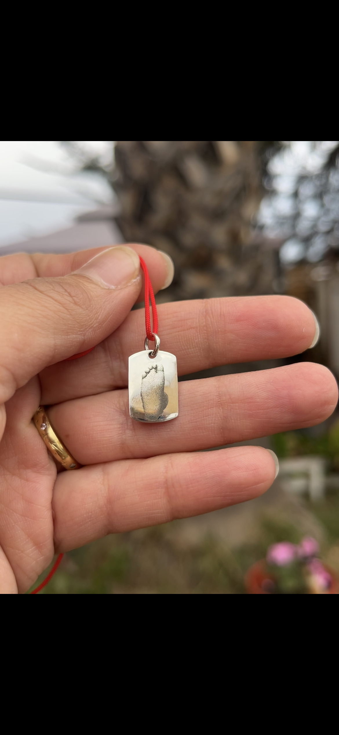 Placa Mini Personalizable en Plata 925 Italiana