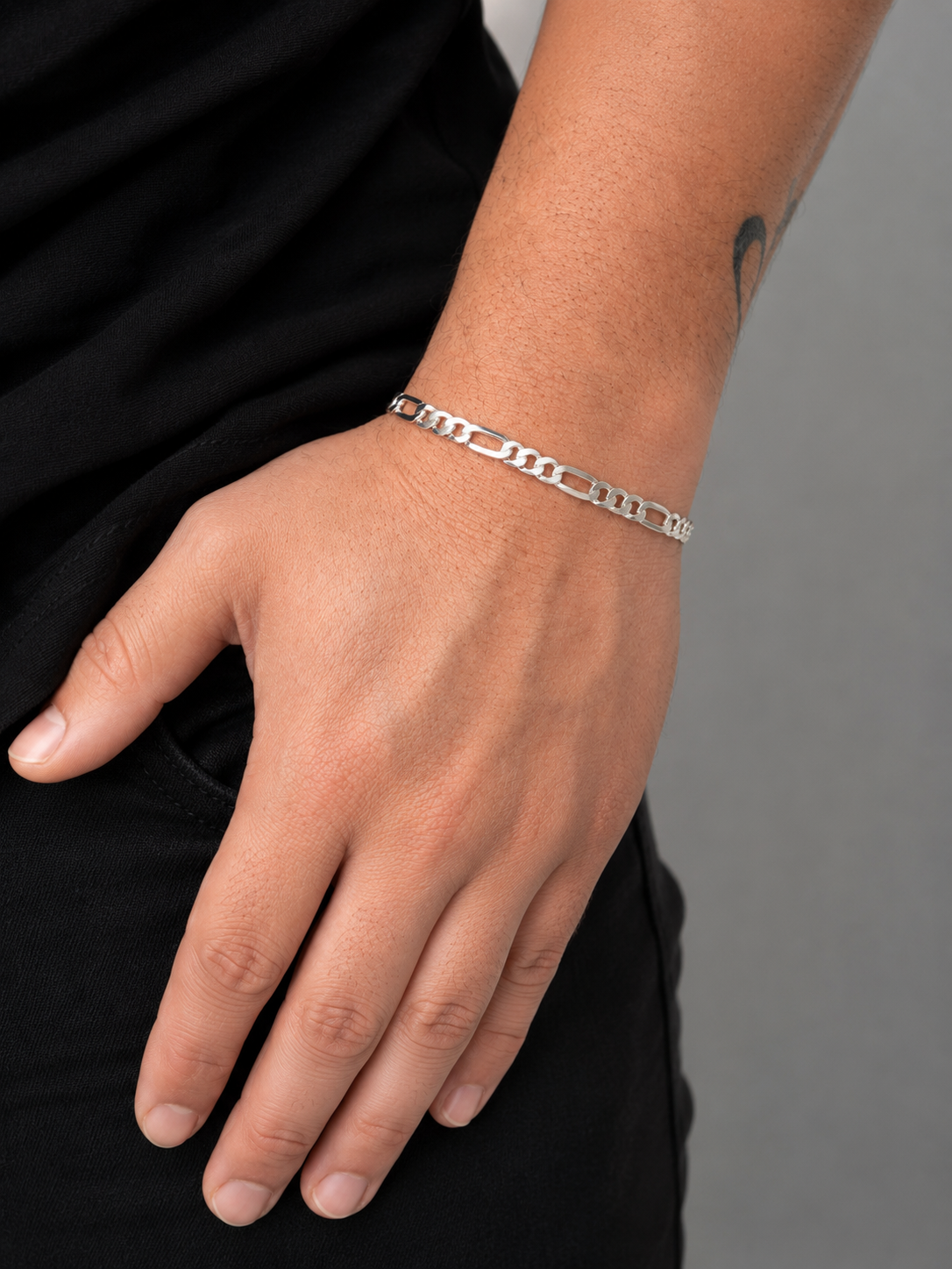 Pulsera Cartier Plata 925 Italiana 21 cm | 7 Gramos | Diseño Clásico